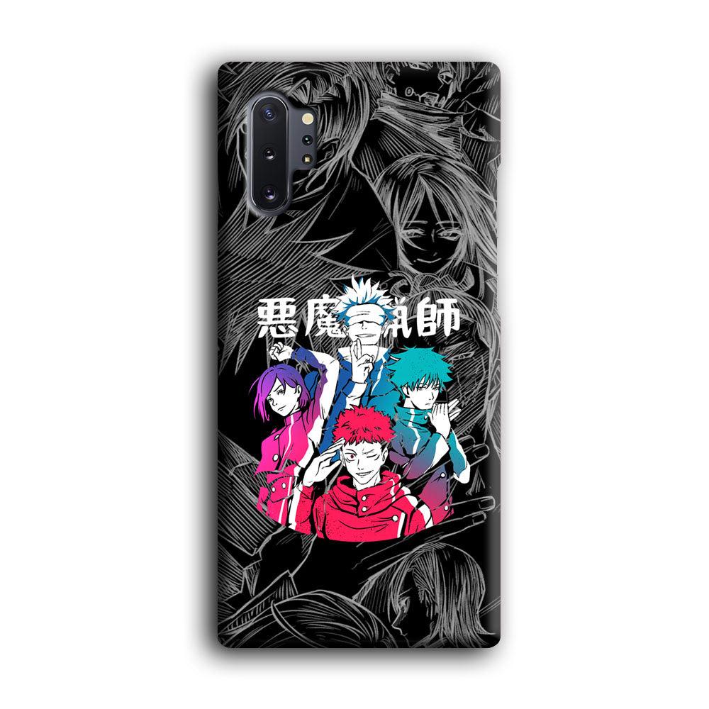 Jujutsu Kaisen Coloring Friendship Samsung Galaxy Note 10 Plus Case-Oxvistore