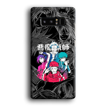 Jujutsu Kaisen Coloring Friendship Samsung Galaxy Note 8 Case-Oxvistore