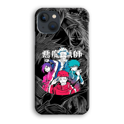 Jujutsu Kaisen Coloring Friendship iPhone 13 Case-Oxvistore