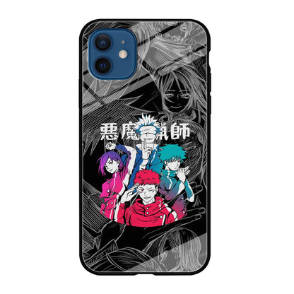 Jujutsu Kaisen Coloring Friendship iPhone 12 Case-Oxvistore