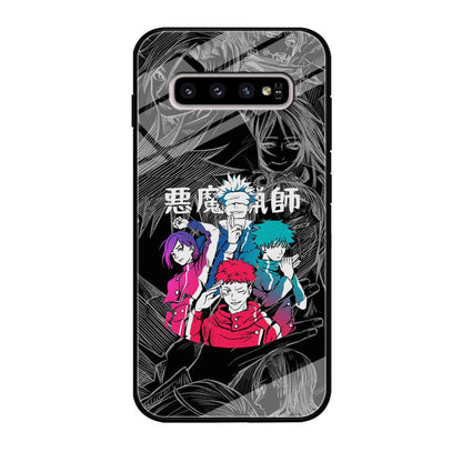 Jujutsu Kaisen Coloring Friendship Samsung Galaxy S10 Plus Case-Oxvistore