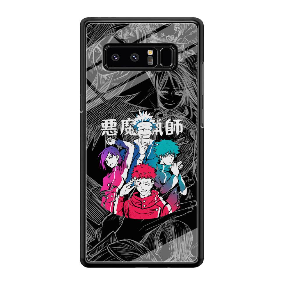 Jujutsu Kaisen Coloring Friendship Samsung Galaxy Note 8 Case-Oxvistore