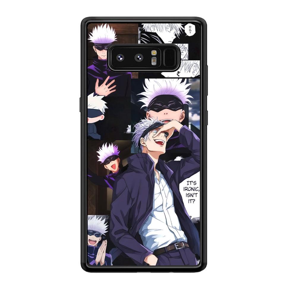 Jujutsu Kaisen Gojo Thinks Ironic Samsung Galaxy Note 8 Case-Oxvistore