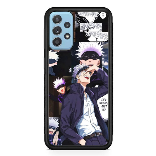 Jujutsu Kaisen Gojo Thinks Ironic Samsung Galaxy A52 Case-Oxvistore