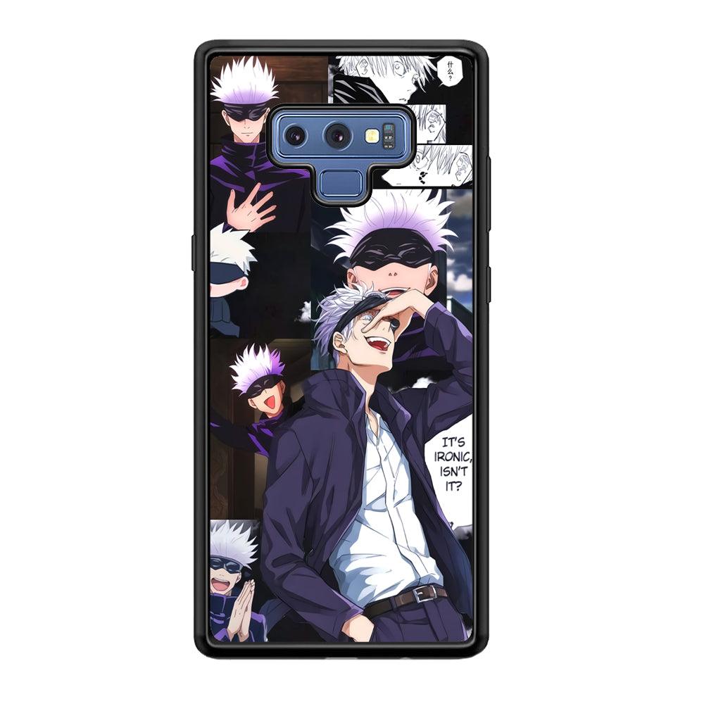 Jujutsu Kaisen Gojo Thinks Ironic Samsung Galaxy Note 9 Case-Oxvistore