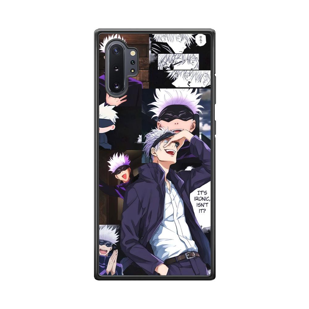 Jujutsu Kaisen Gojo Thinks Ironic Samsung Galaxy Note 10 Plus Case-Oxvistore