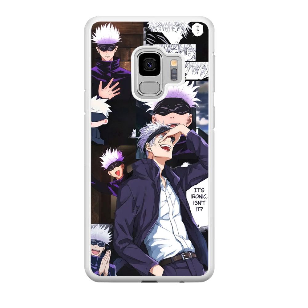 Jujutsu Kaisen Gojo Thinks Ironic Samsung Galaxy S9 Case-Oxvistore