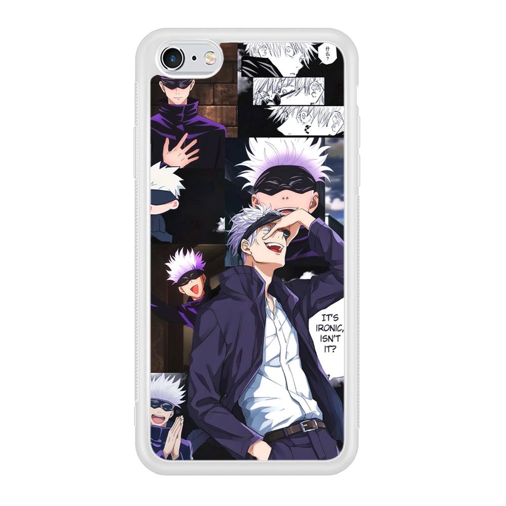 Jujutsu Kaisen Gojo Thinks Ironic iPhone 6 Plus | 6s Plus Case-Oxvistore