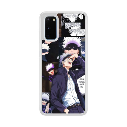 Jujutsu Kaisen Gojo Thinks Ironic Samsung Galaxy S20 Case-Oxvistore