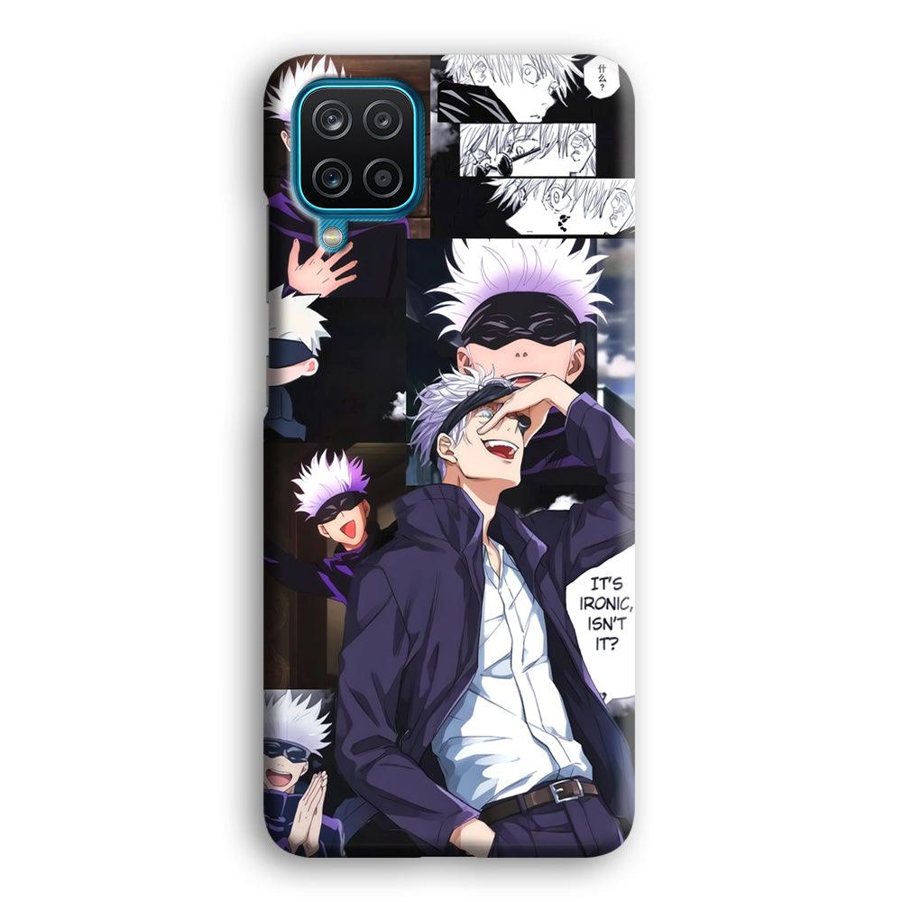 Jujutsu Kaisen Gojo Thinks Ironic Samsung Galaxy A12 Case-Oxvistore