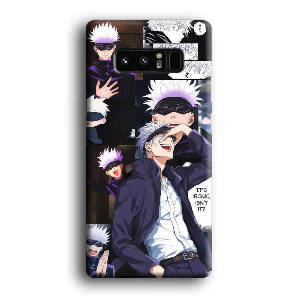 Jujutsu Kaisen Gojo Thinks Ironic Samsung Galaxy Note 8 Case-Oxvistore