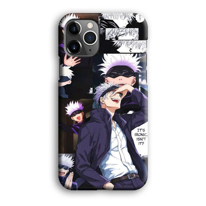 Jujutsu Kaisen Gojo Thinks Ironic iPhone 12 Pro Case-Oxvistore