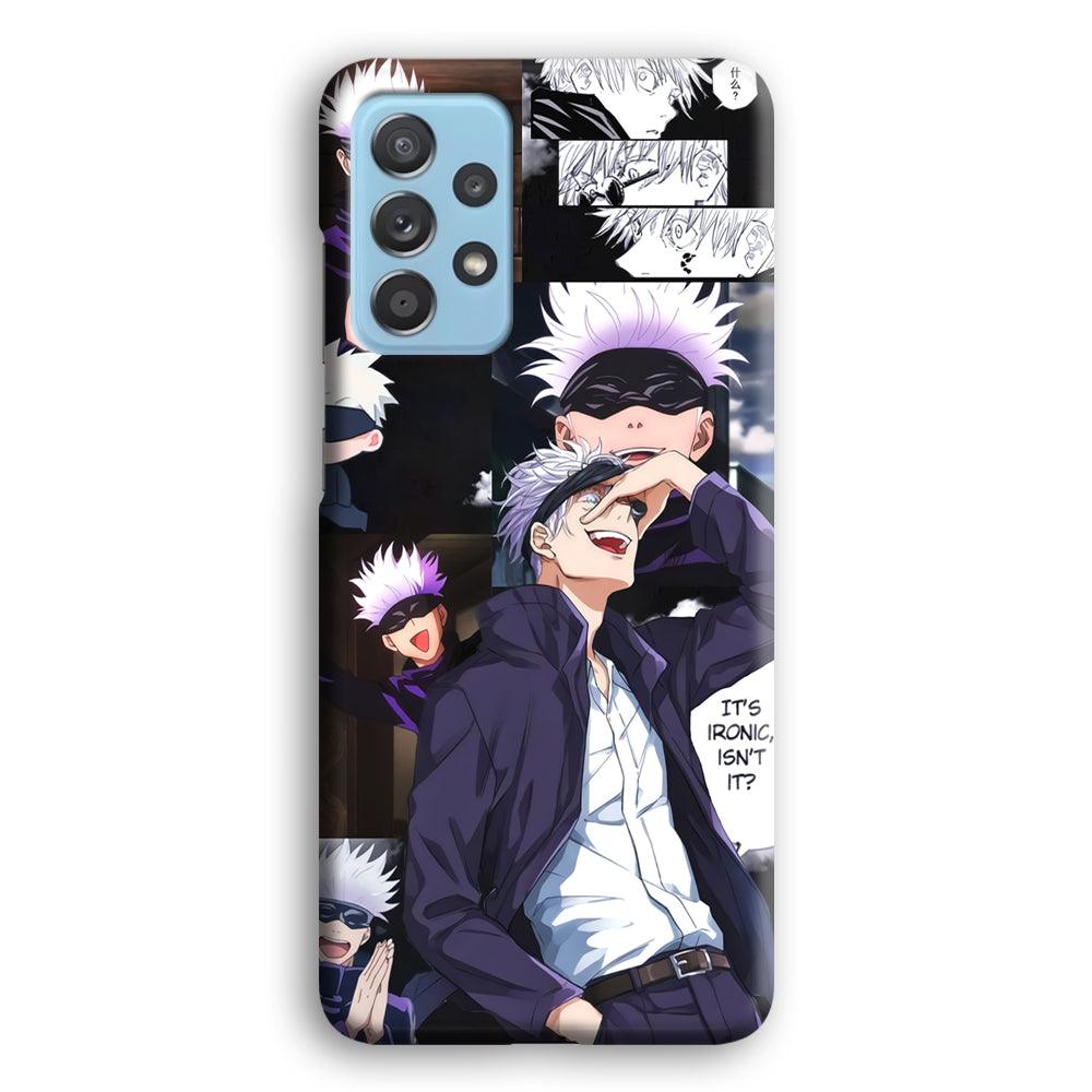 Jujutsu Kaisen Gojo Thinks Ironic Samsung Galaxy A52 Case-Oxvistore