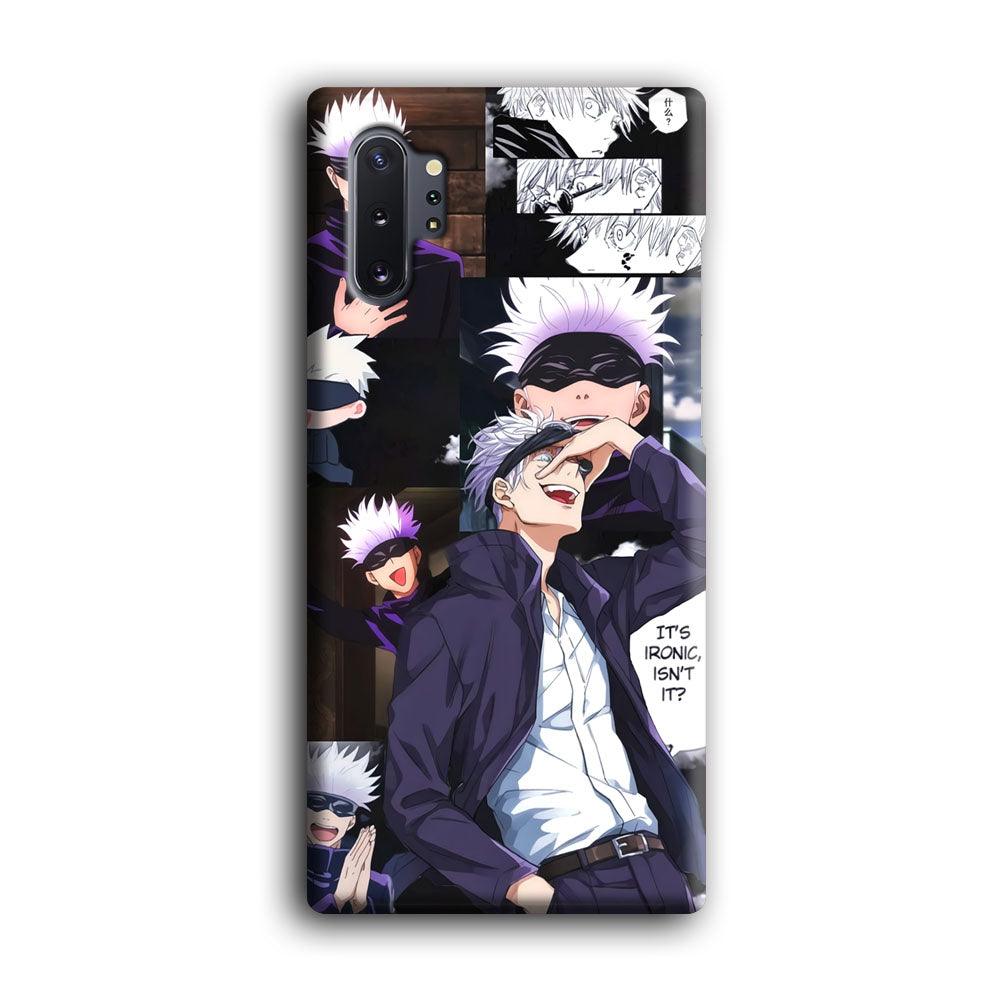 Jujutsu Kaisen Gojo Thinks Ironic Samsung Galaxy Note 10 Plus Case-Oxvistore