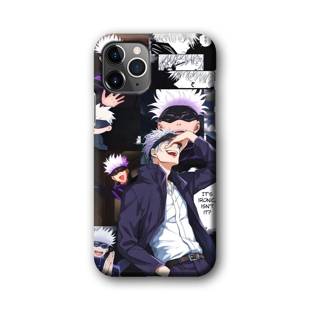 Jujutsu Kaisen Gojo Thinks Ironic iPhone 11 Pro Case-Oxvistore