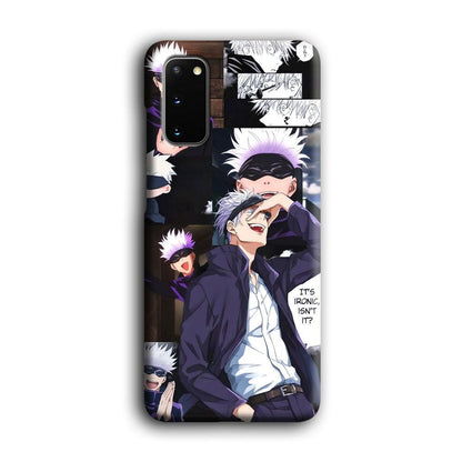 Jujutsu Kaisen Gojo Thinks Ironic Samsung Galaxy S20 Case-Oxvistore