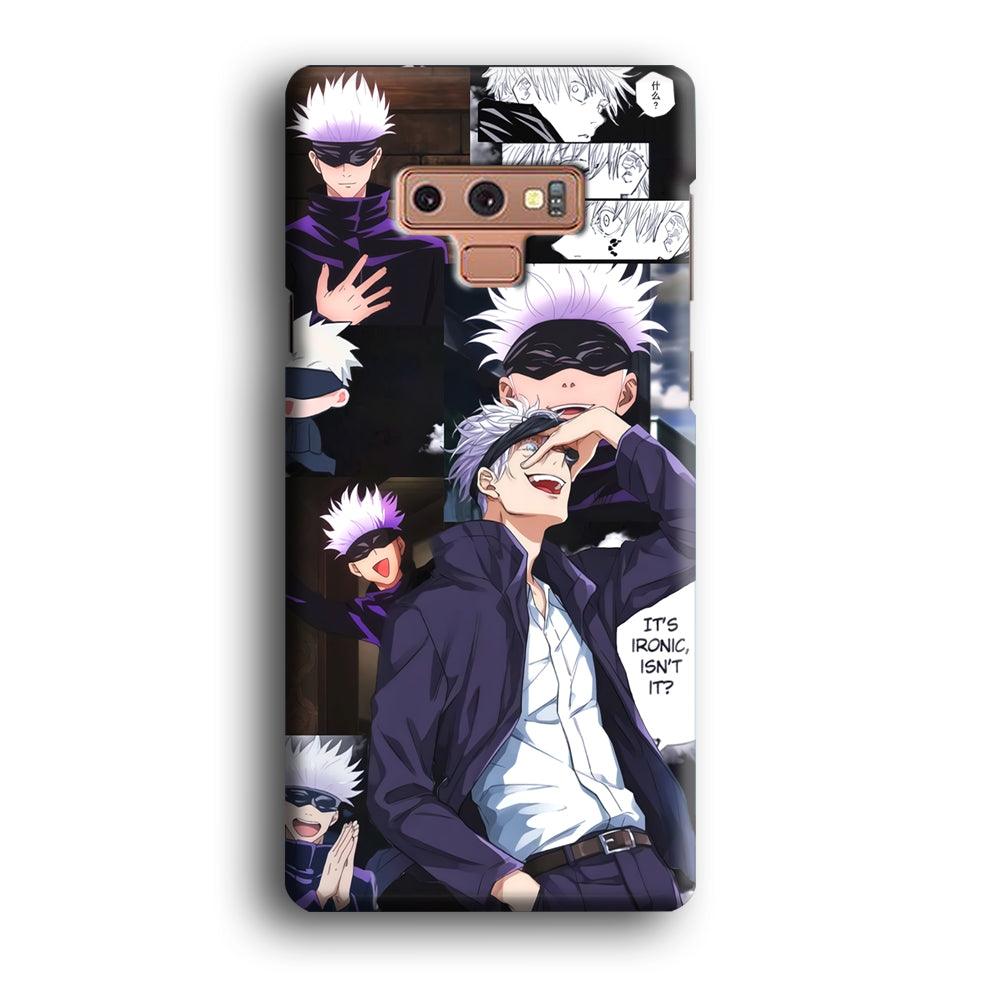 Jujutsu Kaisen Gojo Thinks Ironic Samsung Galaxy Note 9 Case-Oxvistore