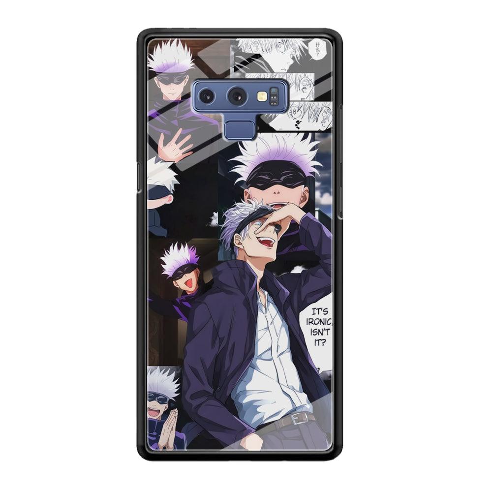 Jujutsu Kaisen Gojo Thinks Ironic Samsung Galaxy Note 9 Case-Oxvistore