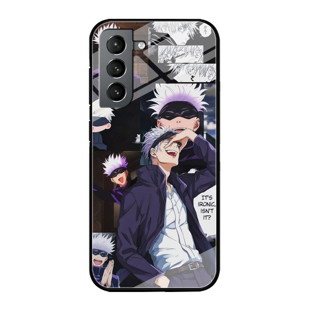 Jujutsu Kaisen Gojo Thinks Ironic Samsung Galaxy S21 Plus Case-Oxvistore