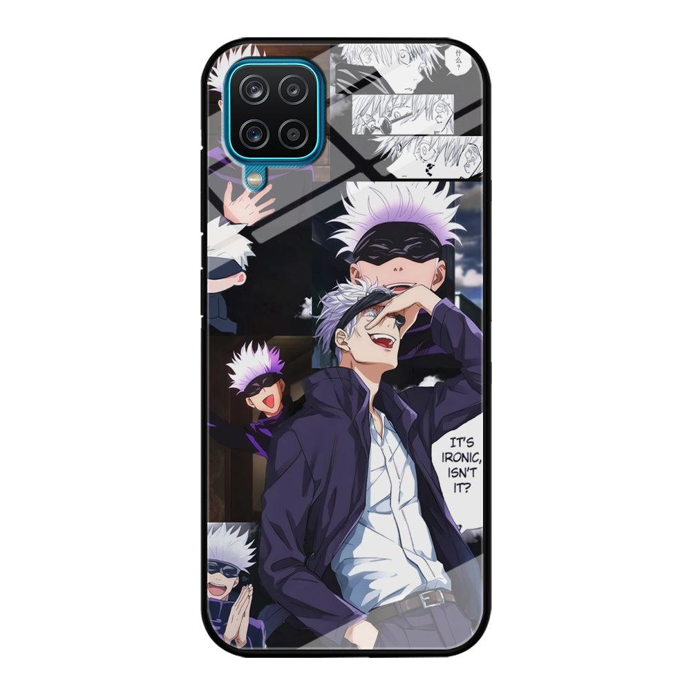 Jujutsu Kaisen Gojo Thinks Ironic Samsung Galaxy A12 Case-Oxvistore