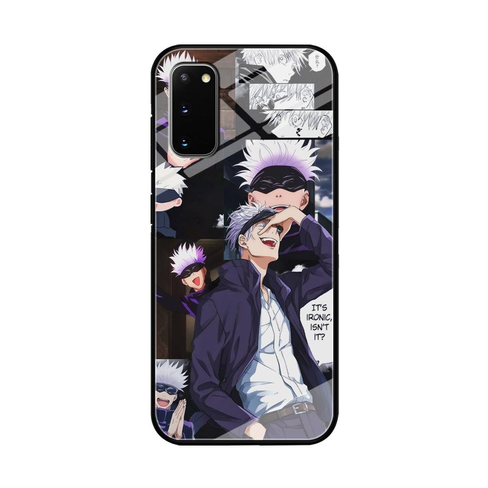 Jujutsu Kaisen Gojo Thinks Ironic Samsung Galaxy S20 Case-Oxvistore