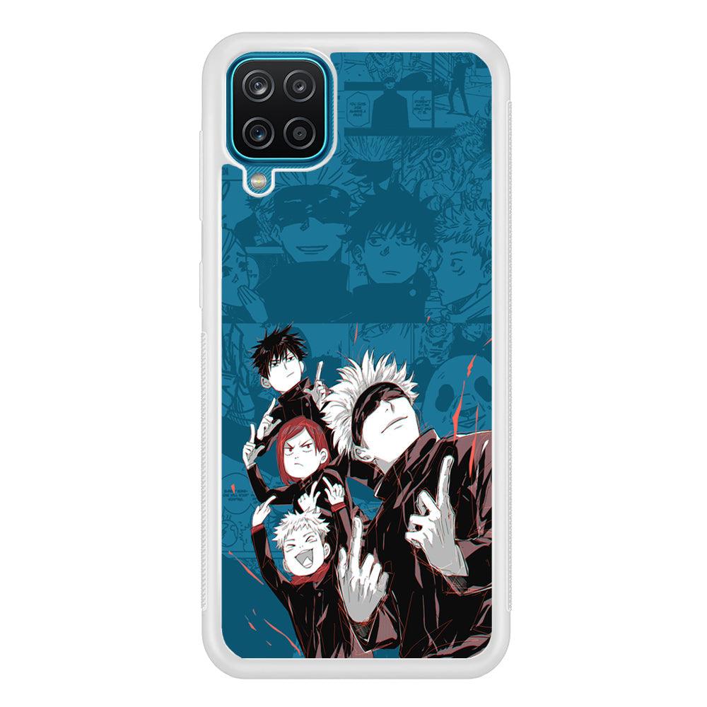 Jujutsu Kaisen Joking with Friends Samsung Galaxy A12 Case-Oxvistore