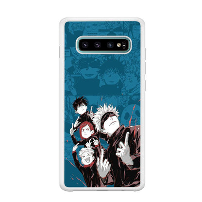 Jujutsu Kaisen Joking with Friends Samsung Galaxy S10 Plus Case-Oxvistore