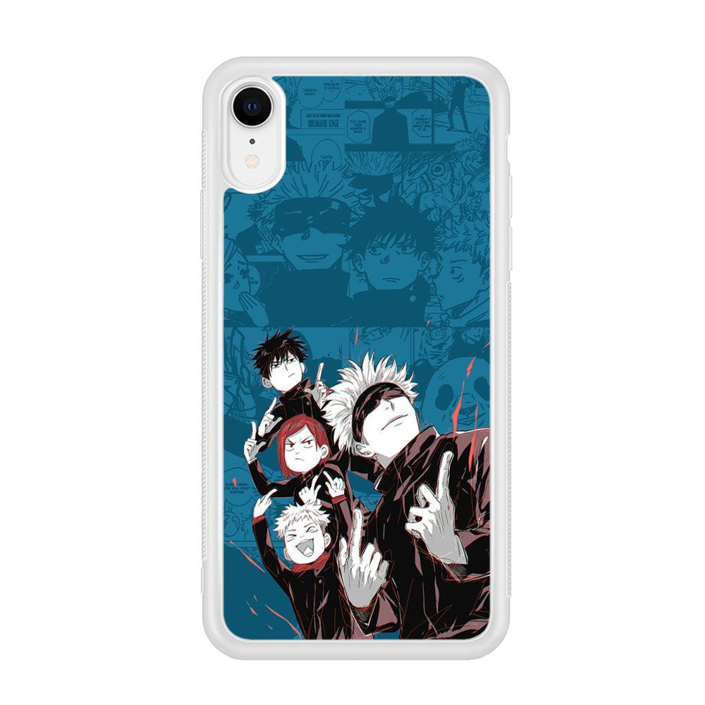 Jujutsu Kaisen Joking with Friends iPhone XR Case-Oxvistore