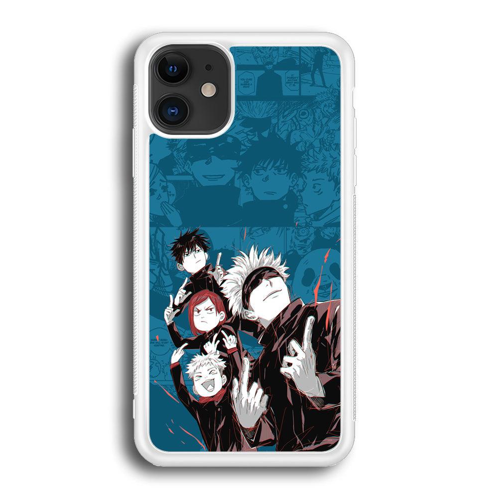 Jujutsu Kaisen Joking with Friends iPhone 12 Case-Oxvistore