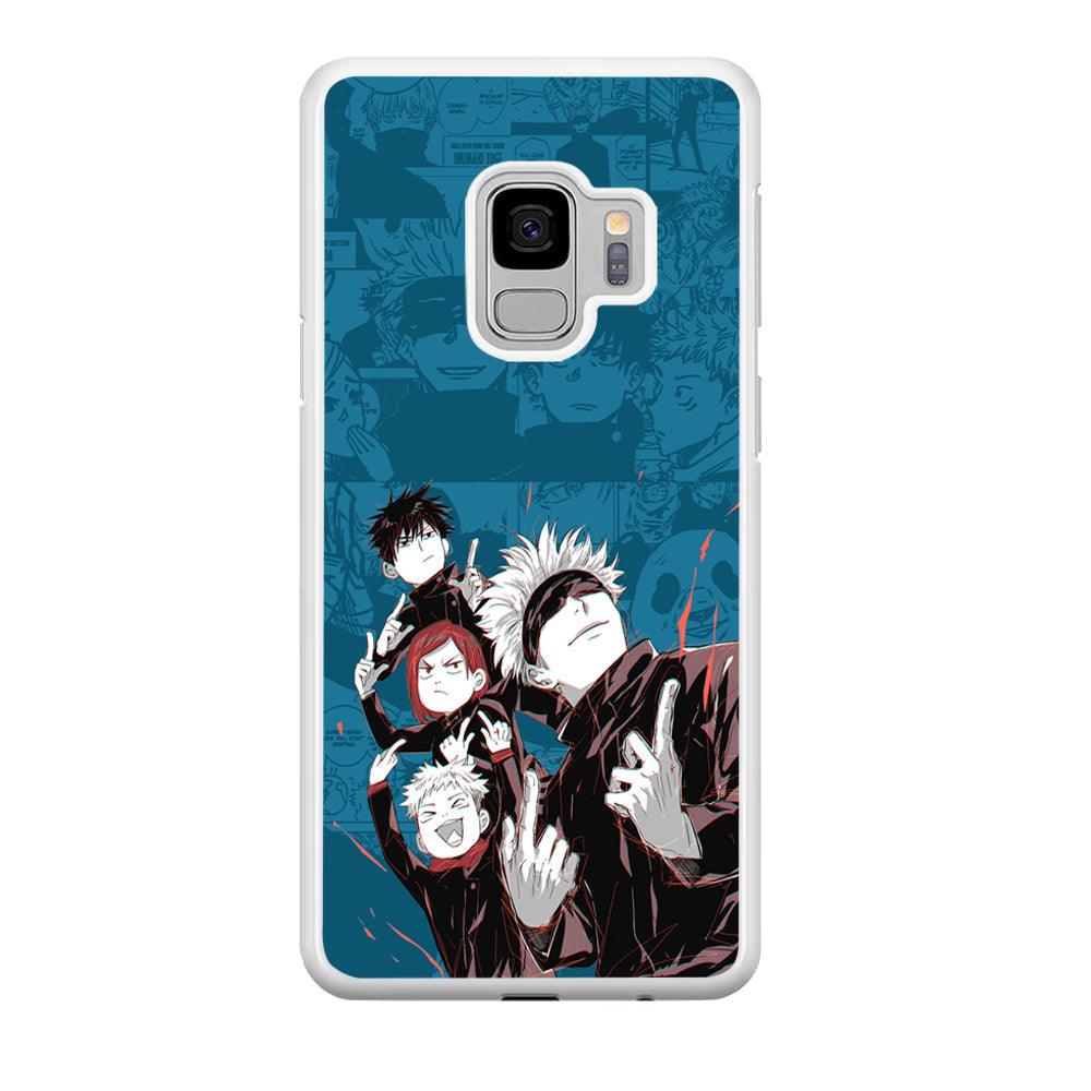 Jujutsu Kaisen Joking with Friends Samsung Galaxy S9 Case-Oxvistore