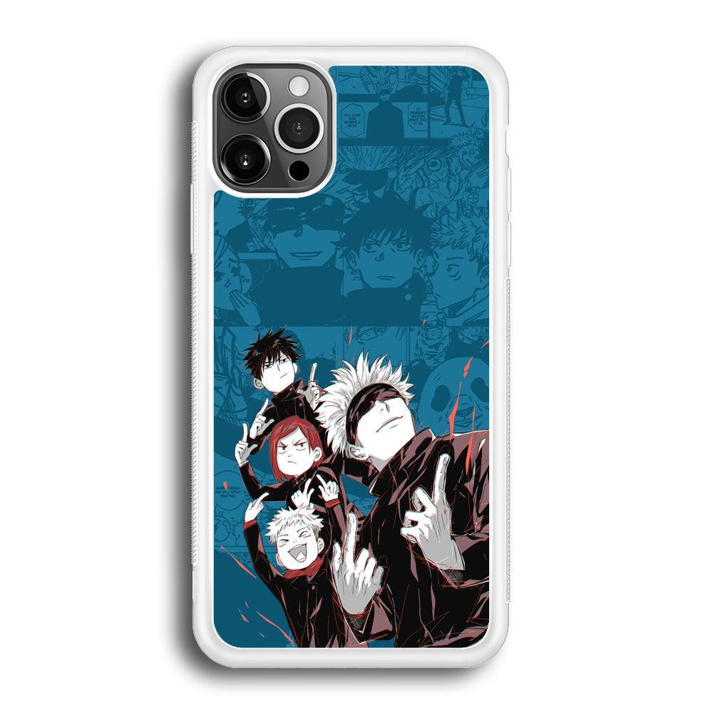 Jujutsu Kaisen Joking with Friends iPhone 12 Pro Max Case-Oxvistore