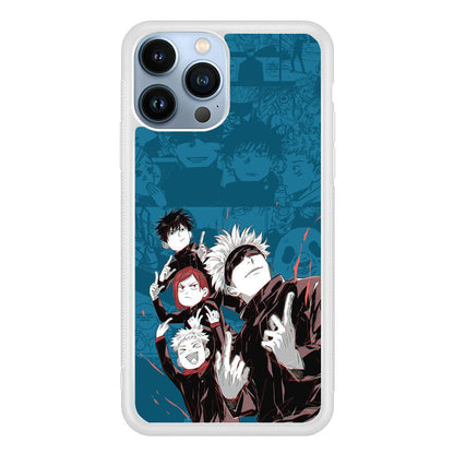 Jujutsu Kaisen Joking with Friends iPhone 15 Pro Max Case-Oxvistore