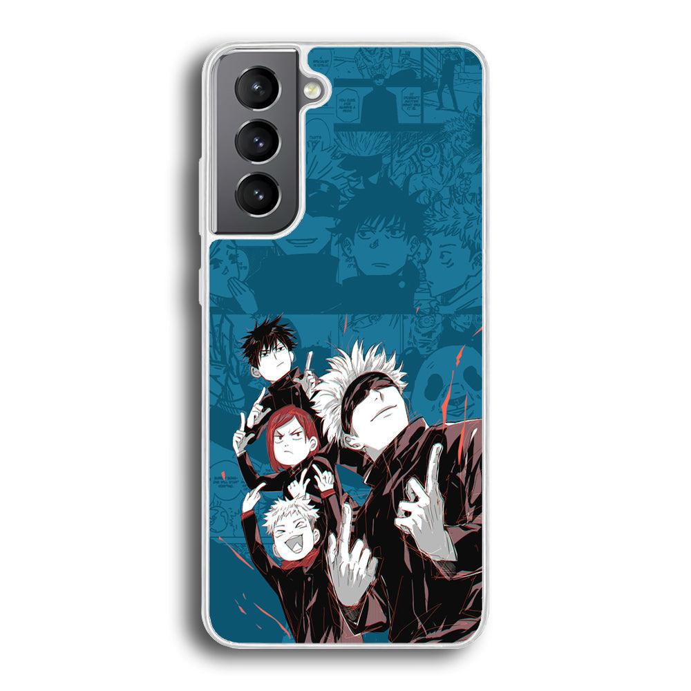 Jujutsu Kaisen Joking with Friends Samsung Galaxy S21 Case-Oxvistore