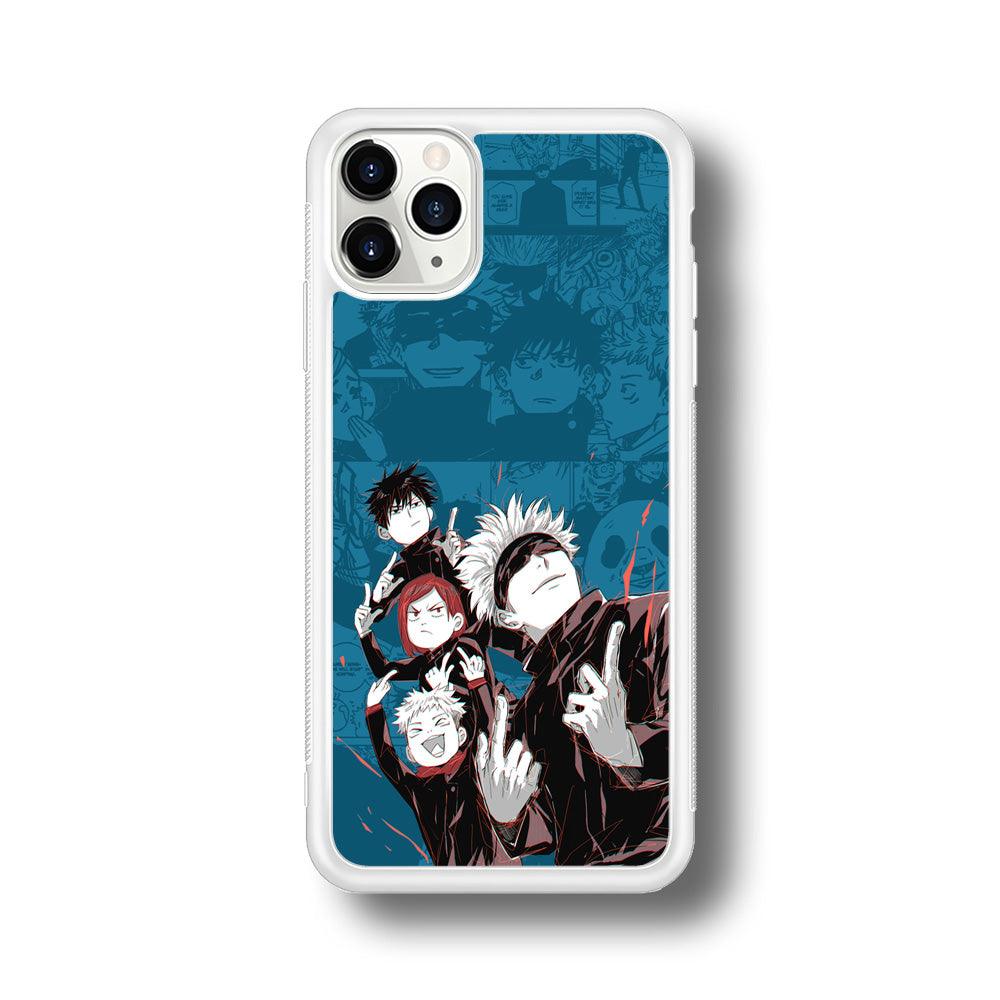 Jujutsu Kaisen Joking with Friends iPhone 11 Pro Case-Oxvistore