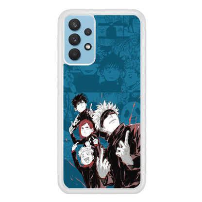 Jujutsu Kaisen Joking with Friends Samsung Galaxy A32 Case-Oxvistore