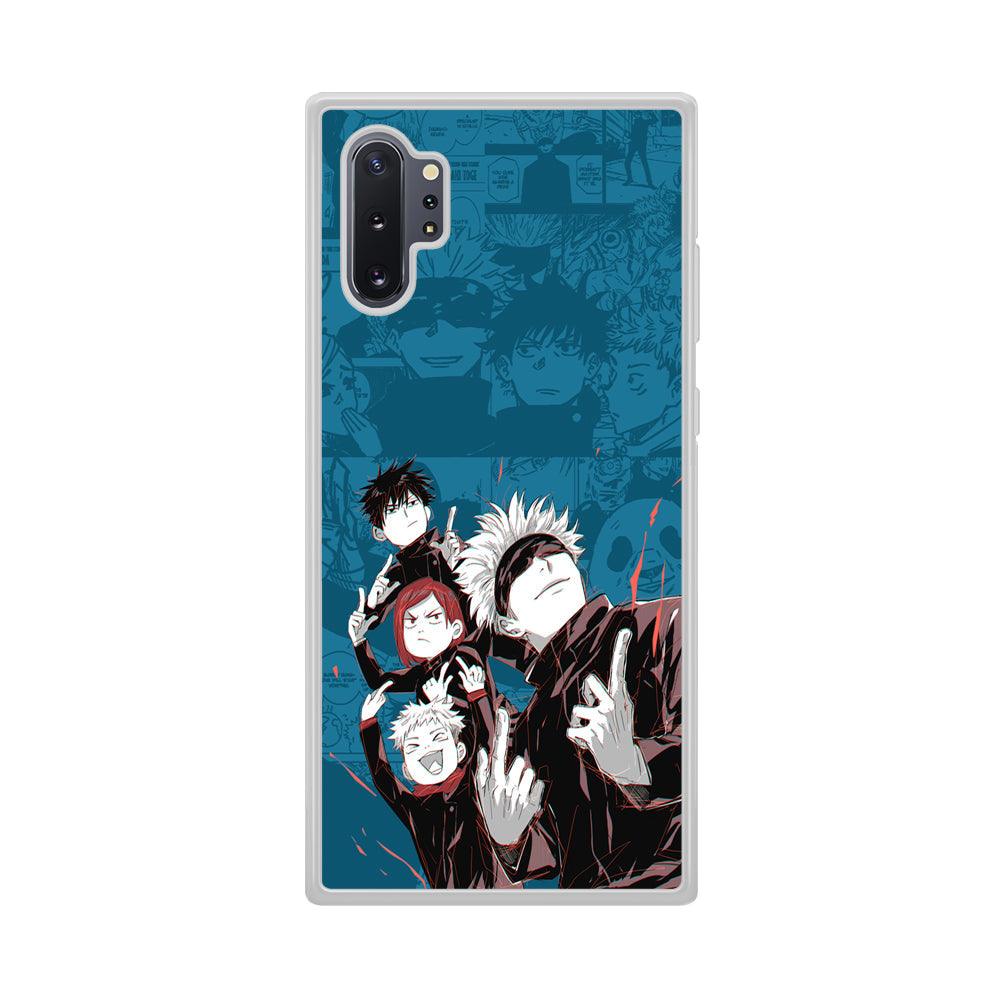 Jujutsu Kaisen Joking with Friends Samsung Galaxy Note 10 Plus Case-Oxvistore