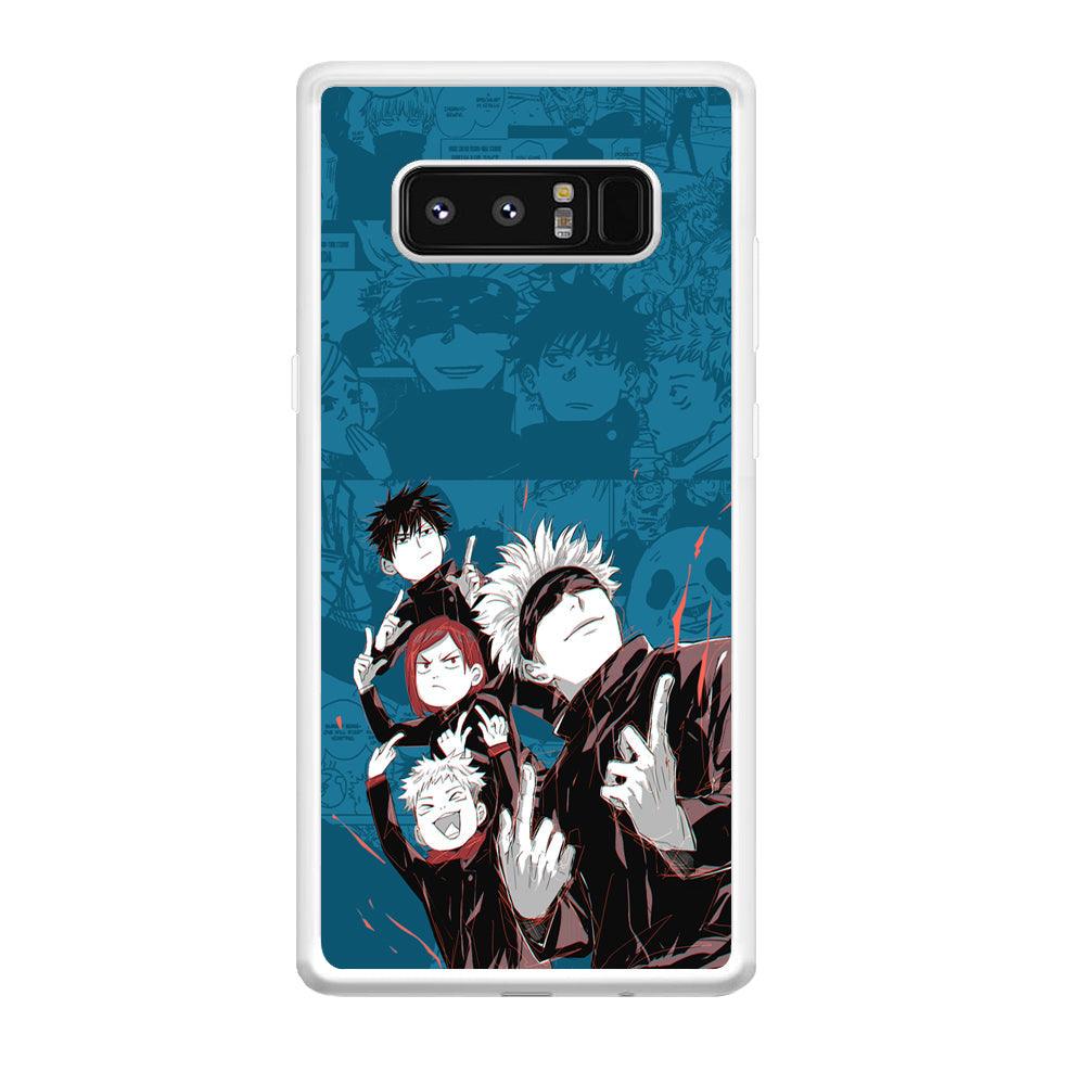 Jujutsu Kaisen Joking with Friends Samsung Galaxy Note 8 Case-Oxvistore