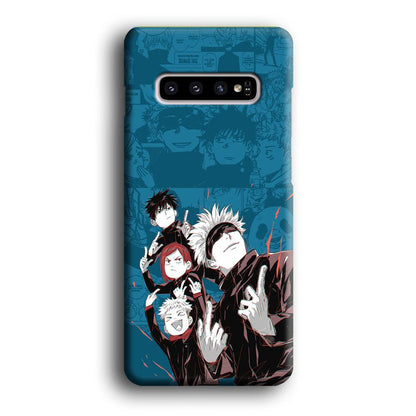 Jujutsu Kaisen Joking with Friends Samsung Galaxy S10 Plus Case-Oxvistore