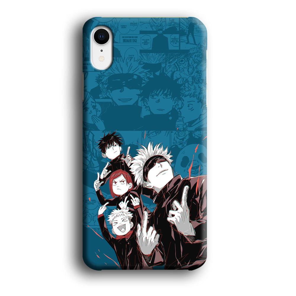 Jujutsu Kaisen Joking with Friends iPhone XR Case-Oxvistore