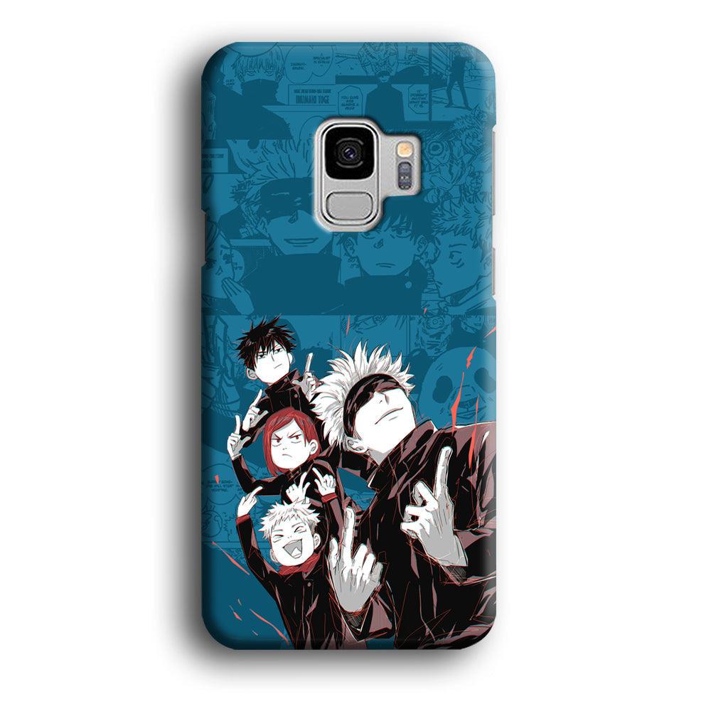 Jujutsu Kaisen Joking with Friends Samsung Galaxy S9 Case-Oxvistore