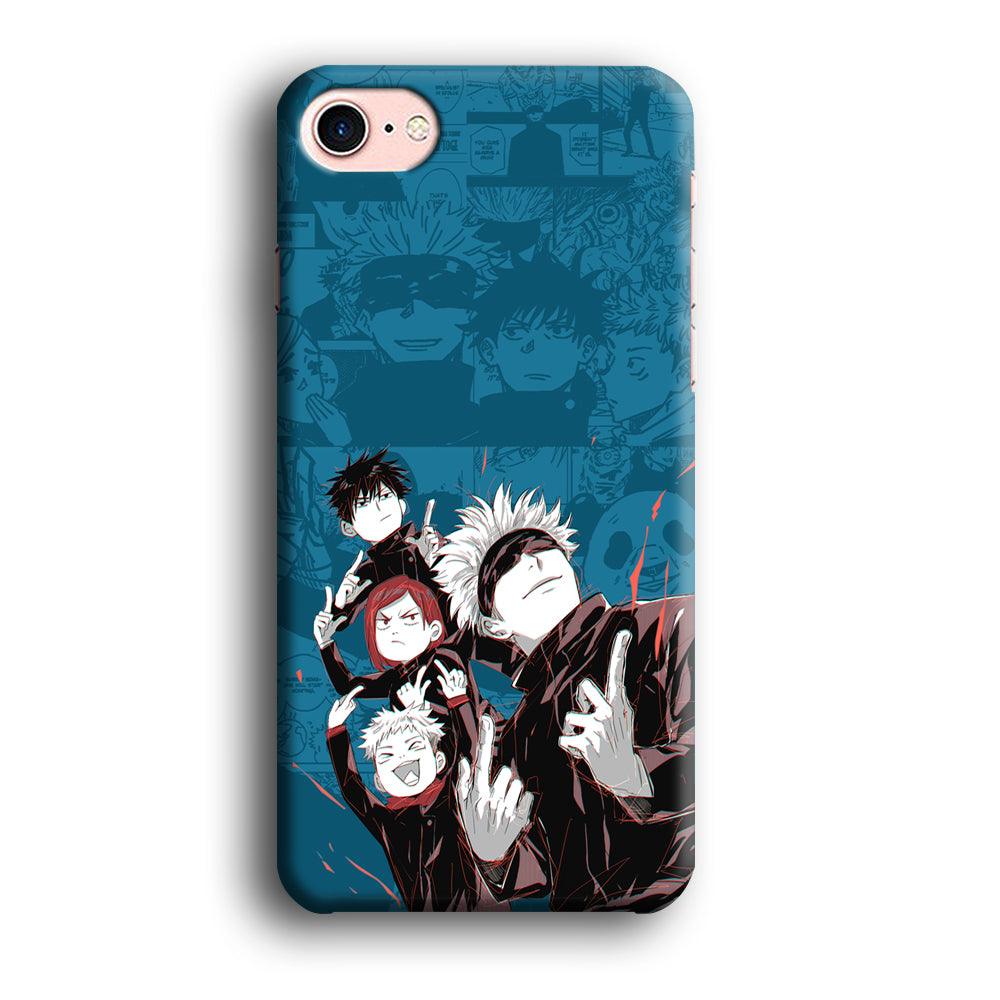 Jujutsu Kaisen Joking with Friends iPhone 8 Case-Oxvistore