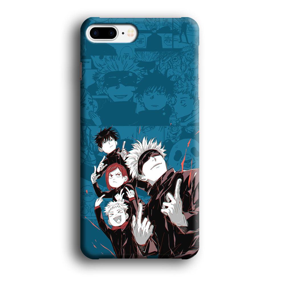 Jujutsu Kaisen Joking with Friends iPhone 8 Plus Case-Oxvistore