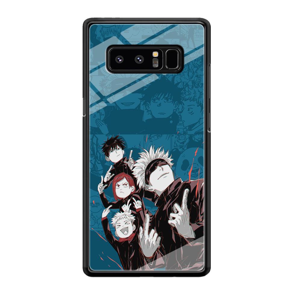 Jujutsu Kaisen Joking with Friends Samsung Galaxy Note 8 Case-Oxvistore