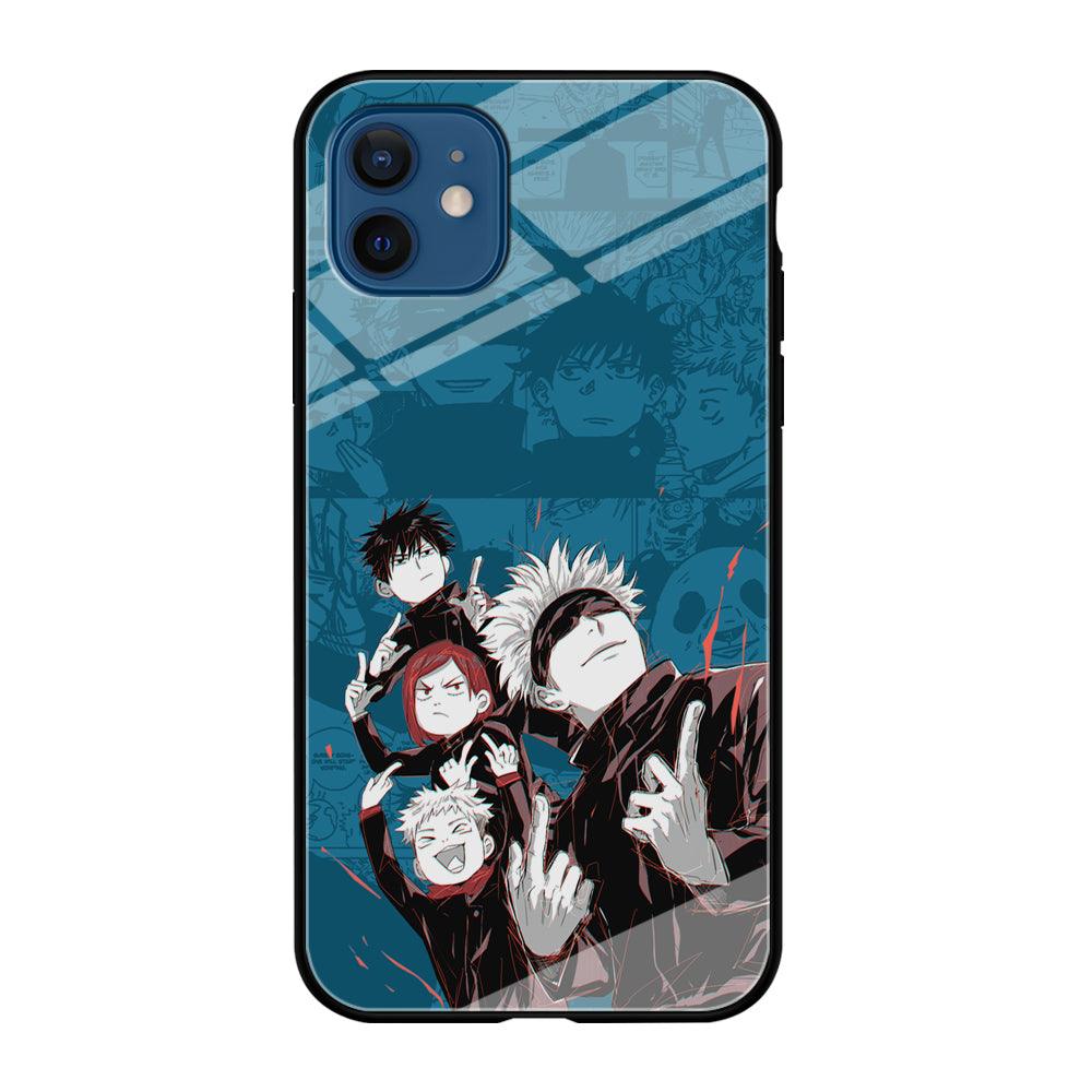 Jujutsu Kaisen Joking with Friends iPhone 12 Case-Oxvistore