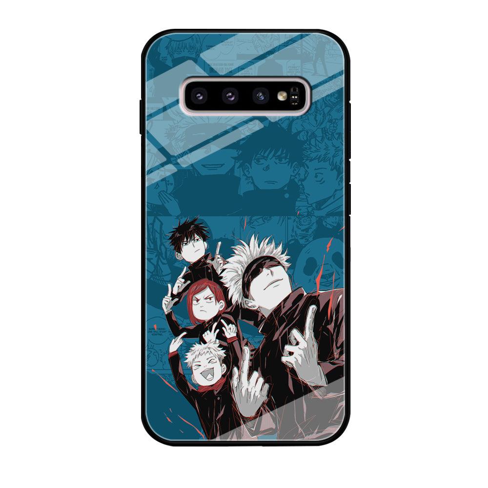 Jujutsu Kaisen Joking with Friends Samsung Galaxy S10 Plus Case-Oxvistore