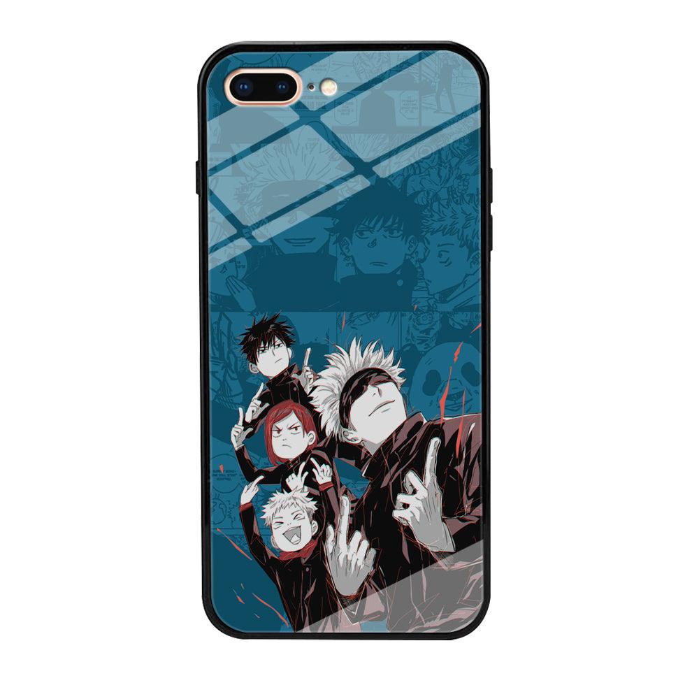 Jujutsu Kaisen Joking with Friends iPhone 8 Plus Case-Oxvistore