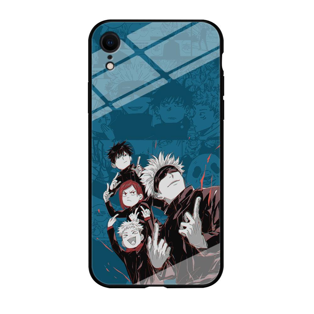 Jujutsu Kaisen Joking with Friends iPhone XR Case-Oxvistore