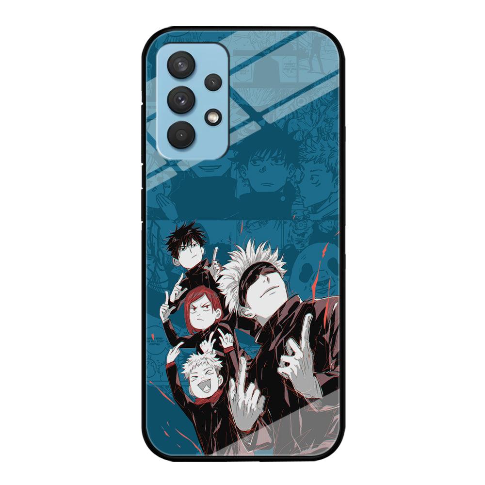 Jujutsu Kaisen Joking with Friends Samsung Galaxy A32 Case-Oxvistore