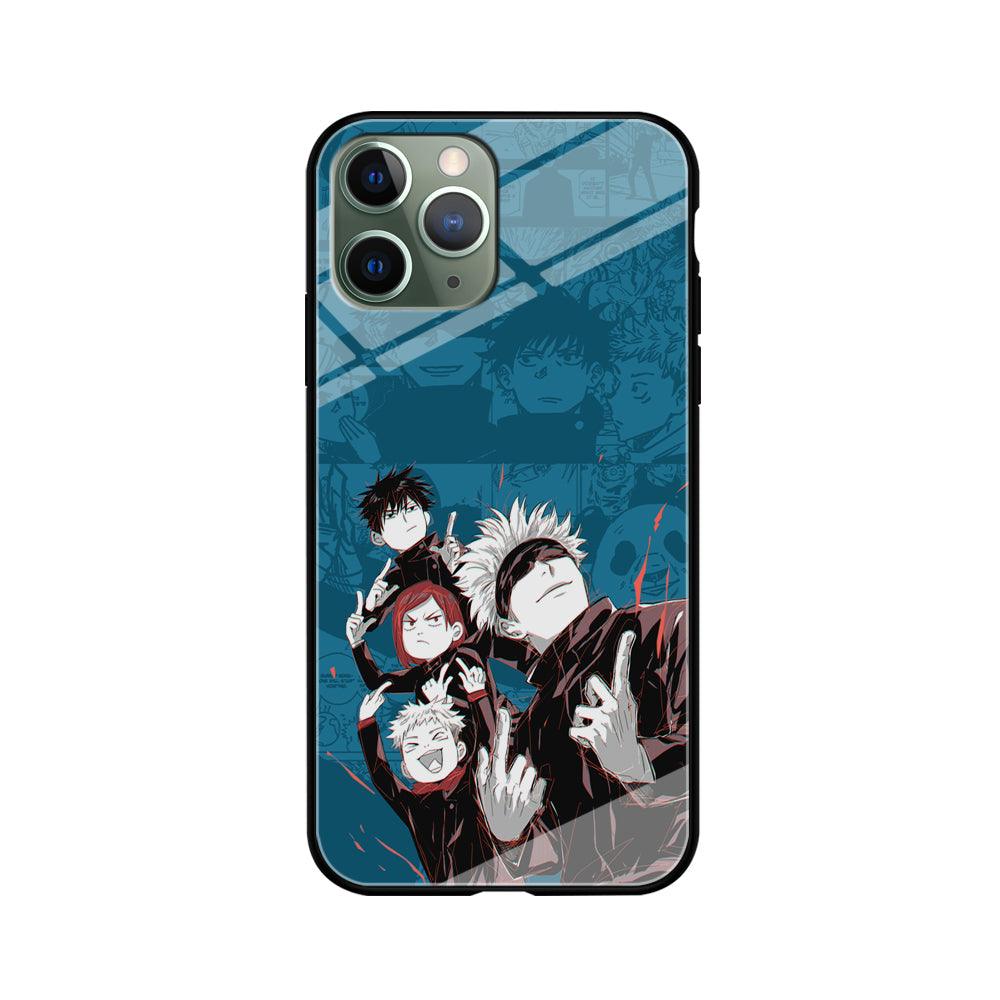 Jujutsu Kaisen Joking with Friends iPhone 11 Pro Case-Oxvistore