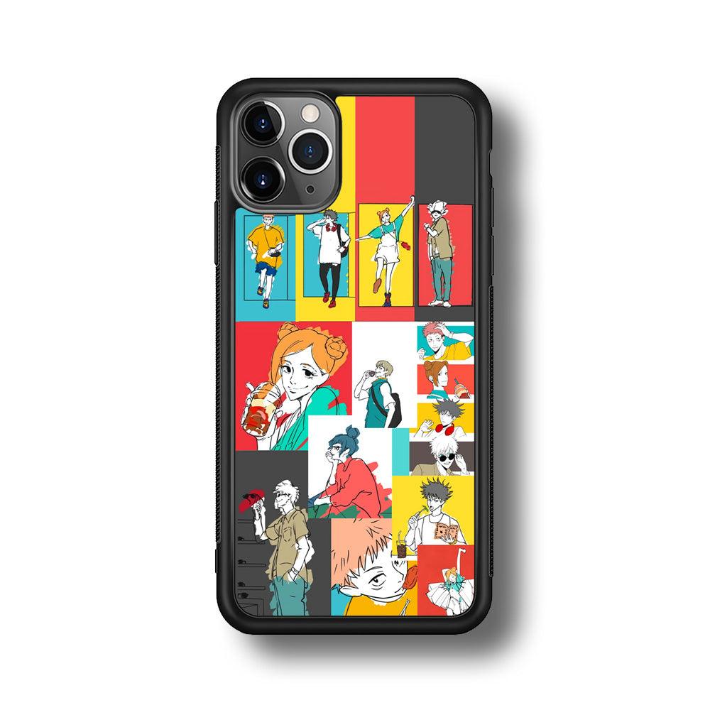 Jujutsu Kaisen Joy of Young People iPhone 11 Pro Max Case-Rubber Black (2D Case)-Oxvistore